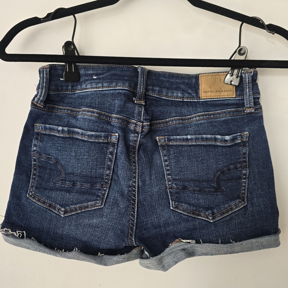 American Eagle Outfitters Shortie Blue Denim Shorts - Picture 5 of 11